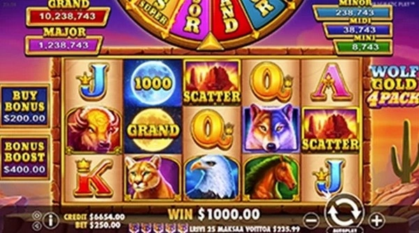 Wolf Gold 4 Pack – A Howling Ride Through Bonus-Packed Reels