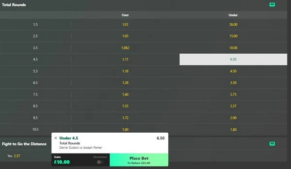 How often does a Point Deduction Bet pay off?