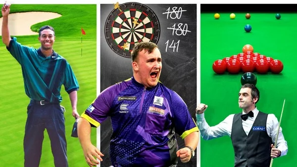 How does the nine-darter chase affect betting momentum?