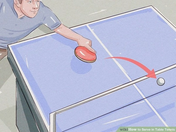 Why does fake serve fail in professional table tennis?