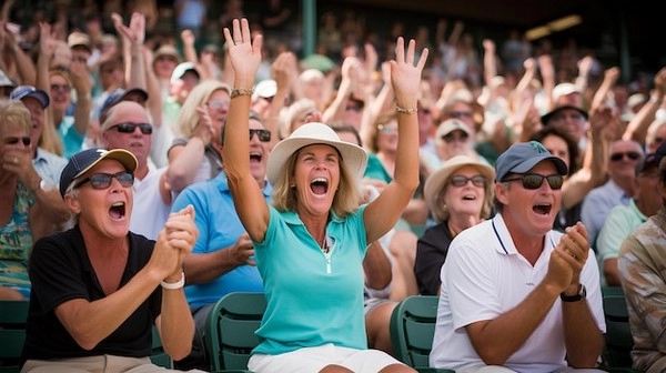 Can fan pressure determine results in high-level tennis?